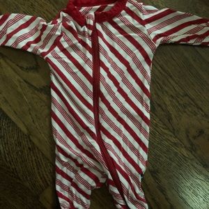 Kickee pants newborn striped pjs!